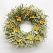 Winter citrus wreath